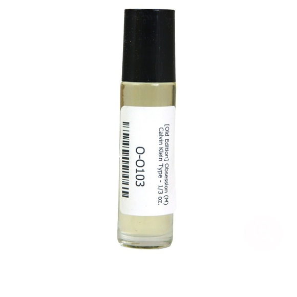 Obsession (M) Calvin Klein Type 1/3 Oz Roll-On Fragrance Oil - Picture 3 of 5
